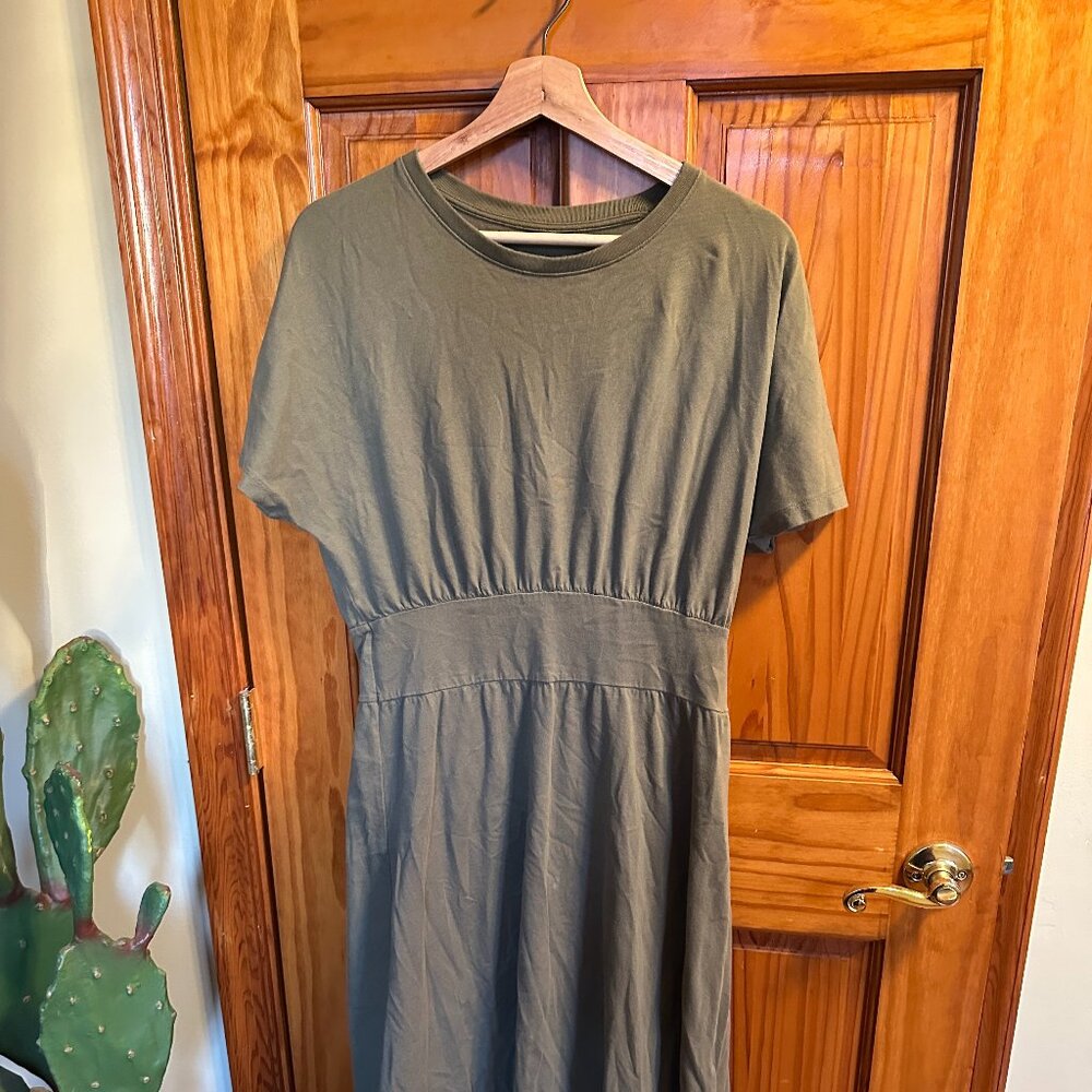 Organic Cotton Waisted Dress in Kalamata, M